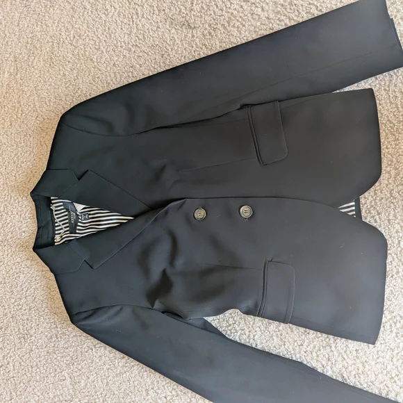 Weekend Max Mara Black Single-Breasted Tailored Blazer - Picture 5 of 9